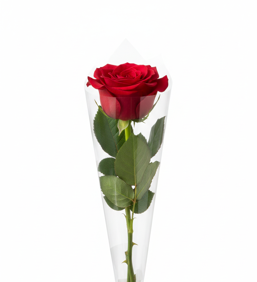Singola o Mazzetto di Rose rosse (corteggiamento)