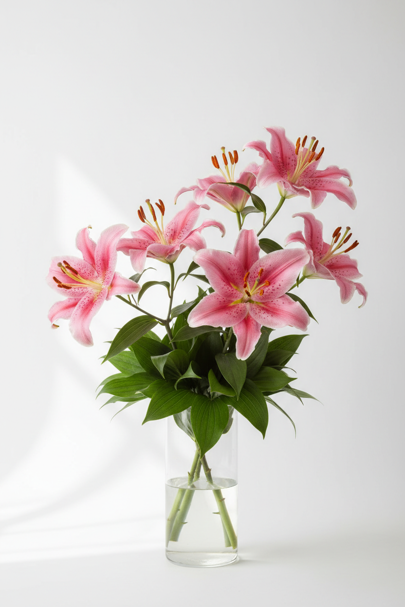 Gigli orientali rosa (profumati)